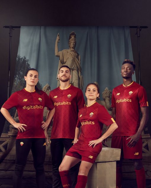 New Balance AS Roma 2022/23 Women's Home Shirt - Image 4