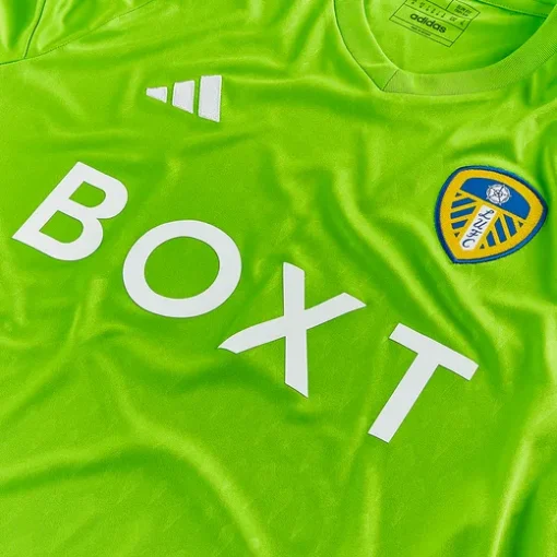 Adidas Leeds United 2023/24 Men's Long Sleeve Goalkeeper Green Shirt - Image 2