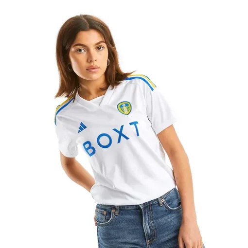 Adidas Leeds United 2023/24 Women's Home Shirt - Image 2