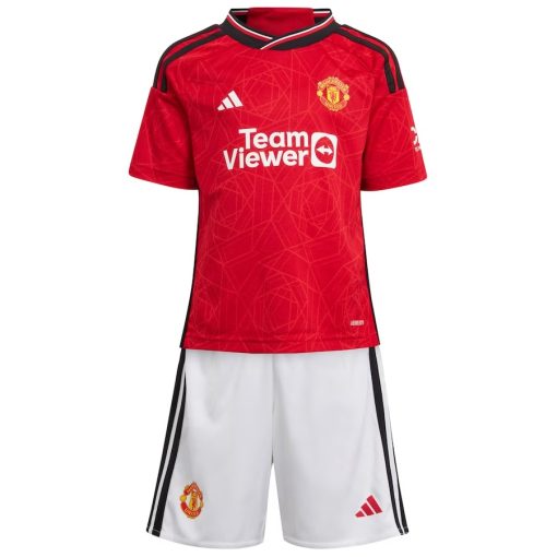 Adidas Manchester United 2023/24 Infant Home Shirt & Shorts Set