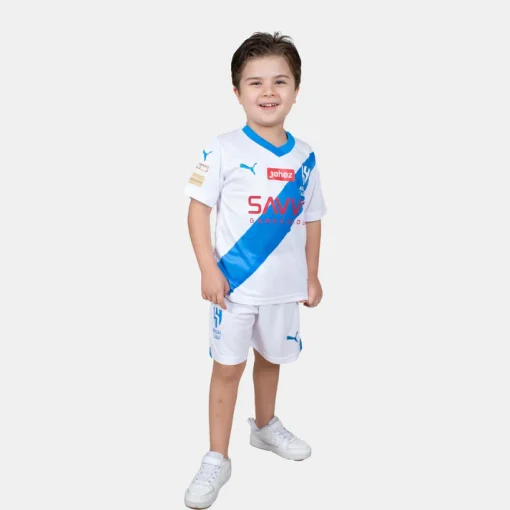 Puma Al Hilal 2023/24 Infant Away Shirt & Shorts Set - Image 2