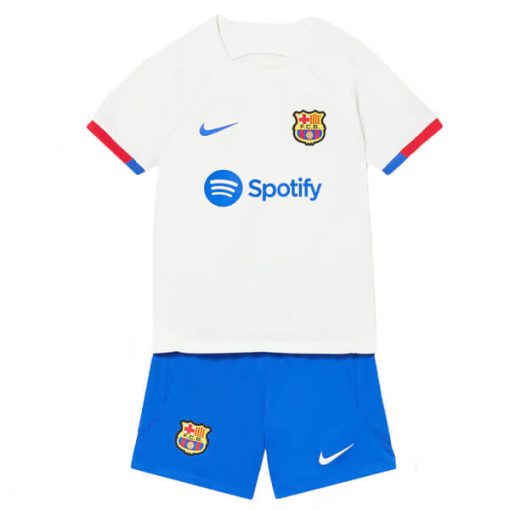 Nike Barcelona 2023/24 Infant Away Shirt & Shorts Set