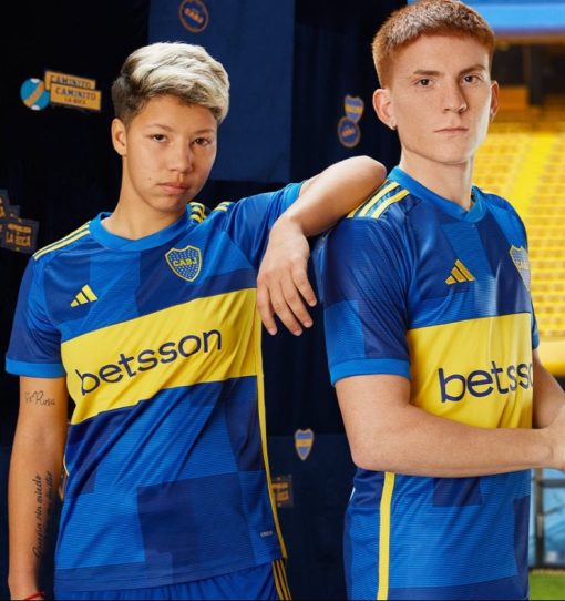 Adidas Boca Juniors 2023/24 Men's Home Shirt - Image 3