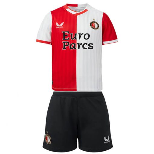 Castore Feyenoord Rotterdam 2023/24 Infant Home Shirt & Shorts Set