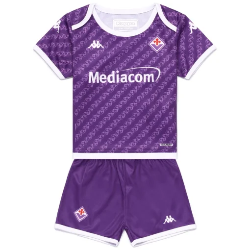 Kappa Fiorentina 2023/24 Infant Home Shirt & Shorts Set