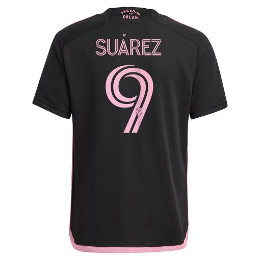 Adidas Inter Miami #9 Luis Suárez 2024/25 Youth Away Shirt