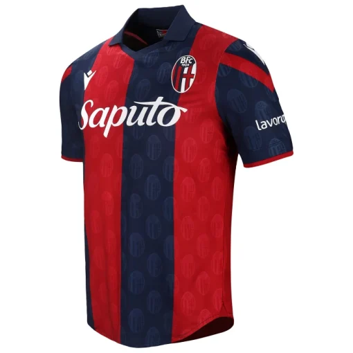 Macron Bologna 2023/24 Men's Home Shirt - Image 3
