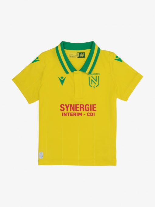 Macron FC Nantes 2023/24 Infant Home Shirt & Shorts Set - Image 2