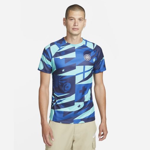 Nike Inter Milan 2023/24 Men's Pre Match Shirt - Image 2