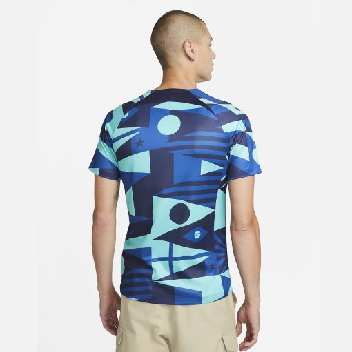 Nike Inter Milan 2023/24 Men's Pre Match Shirt - Image 3