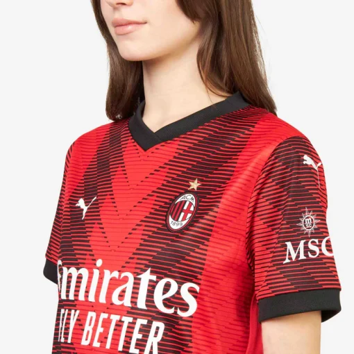 Puma AC Milan 2023/24 Women's Home Shirt - Image 3