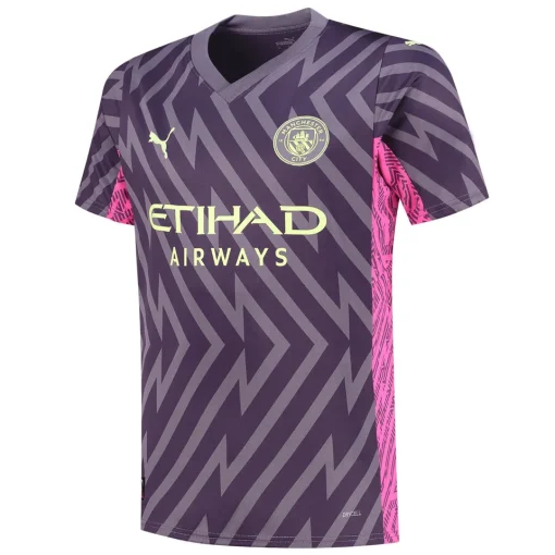 Puma Manchester City 2023/24 Men's Purple Goalkeeper Shirt