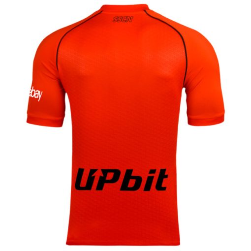 EA7 Napoli 2023/24 Men's orange Goalkeeper Shirt - Image 4