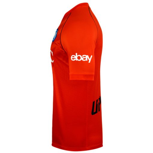 EA7 Napoli 2023/24 Men's orange Goalkeeper Shirt - Image 3