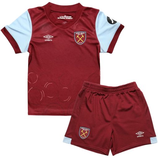Umbro West Ham 2023/24 Infant Home Shirt & Shorts Set