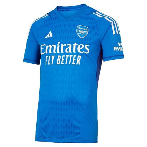 Adidas Arsenal 2023/24 Men's Blue Away Goal Keeper Shirt - Image 2
