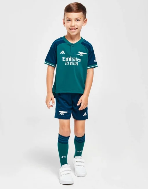 Adidas Arsenal 2023/24 Infant Third Shirt & Shorts Set - Image 3