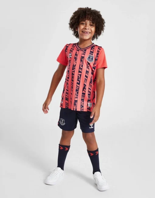 Hummel Everton 2023/24 Infant Away Shirt & Shorts Set - Image 2