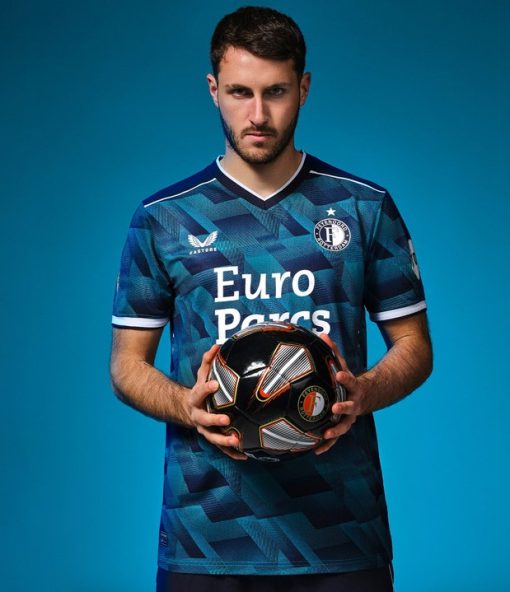 Castore Feyenoord Rotterdam 2023/24 Youth Away Shirt - Image 2