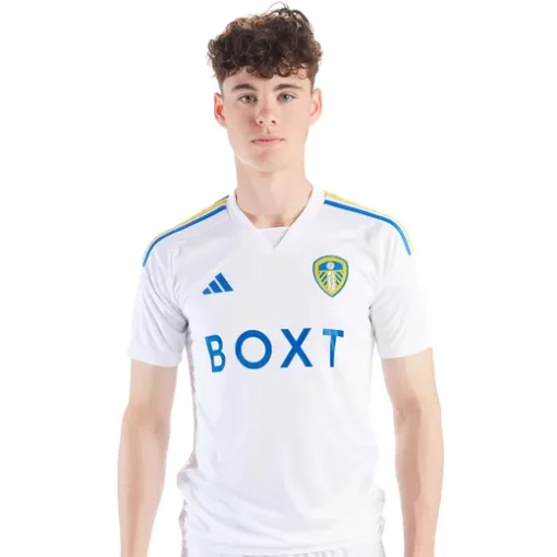 Adidas Leeds United 2023/24 Men's Home Shirt - Image 4