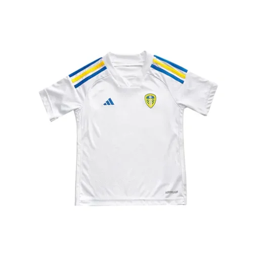 Adidas Leeds United 2023/24 Infant Home Shirt & Shorts Set - Image 3