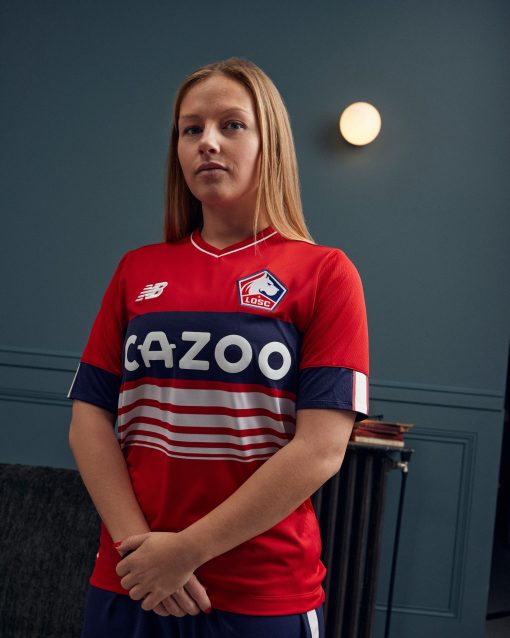 New Balance Lille LOSC 2022/23 Women's Home Shirt - Image 5