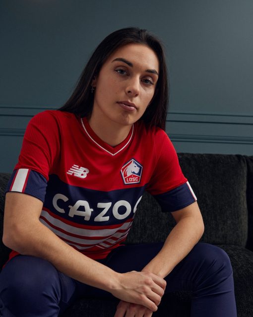 New Balance Lille LOSC 2022/23 Women's Home Shirt - Image 4