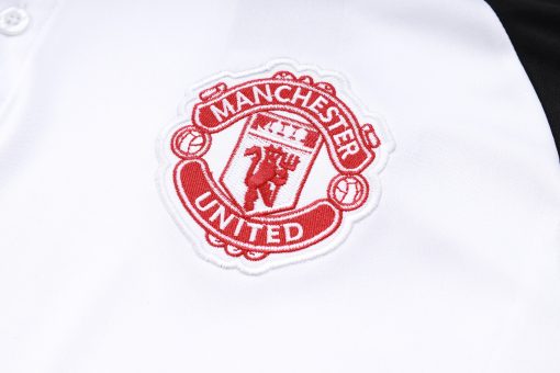 Adidas Manchester United Men's Training Polo Shirt & Pants Set - Image 4