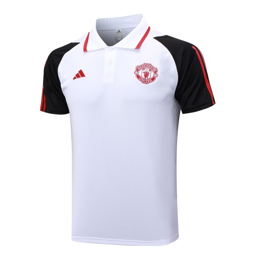 Adidas Manchester United Men's Training Polo Shirt & Pants Set - Image 3