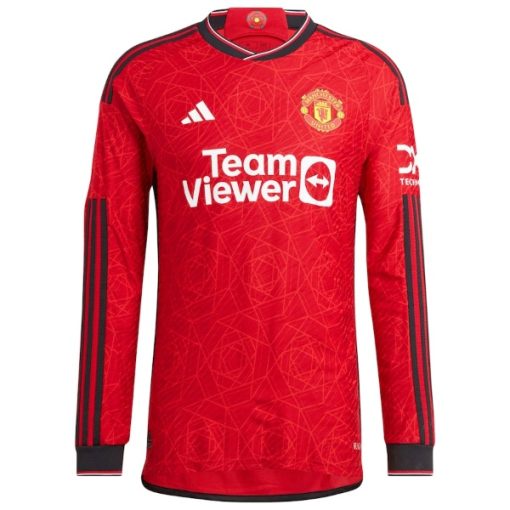 Adidas Manchester United 2023/24 Men's Long Sleeve Home Shirt