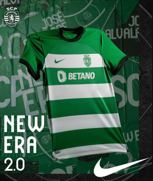 Nike Sporting Lisbon 2023/24 Men's Home Shirt - Image 3