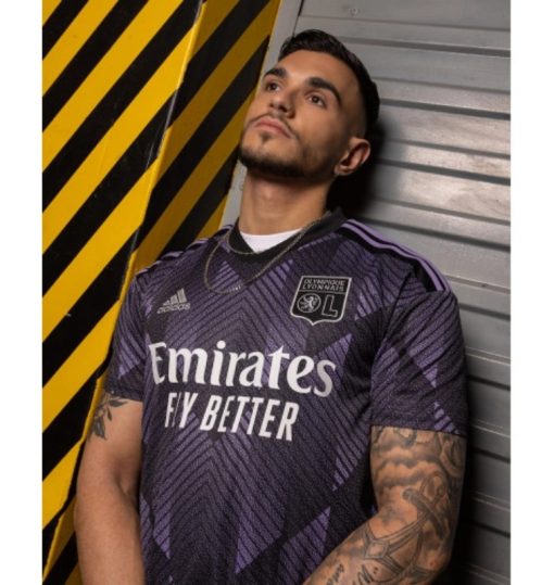 Adidas Olympique Lyon 2022/23 Men's Third Shirt - Image 4