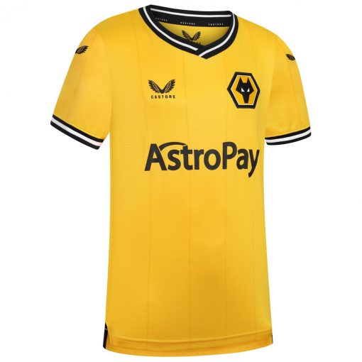 Castore Wolves 2023/24 Men's Home Shirt - Image 3