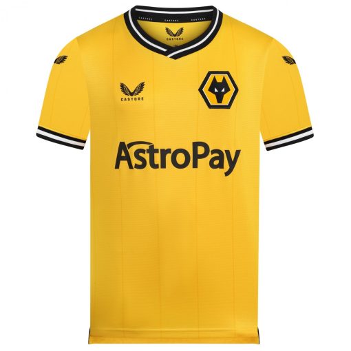 Castore Wolves 2023/24 Youth Home Shirt - Image 3