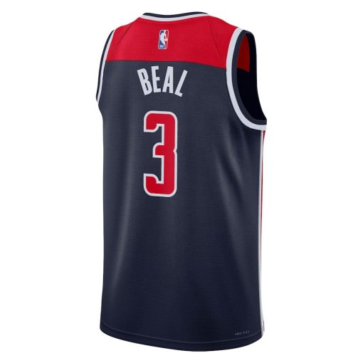 Jordan Washington Wizards #3 Bradley Beal Unisex Swingman Jersey - Statement Edition - Navy - Image 2