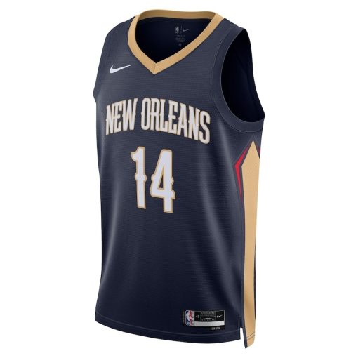 Nike New Orleans Pelicans #14 Brandon Ingram Unisex Swingman Jersey - Icon Edition - Navy