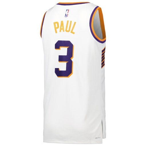 Nike Phoenix Suns #3 Chris Paul Unisex Swingman Jersey - Association Edition - White - Image 2