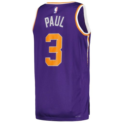 Nike Phoenix Suns #3 Chris Paul Unisex Swingman Jersey - Icon Edition - Purple - Image 2