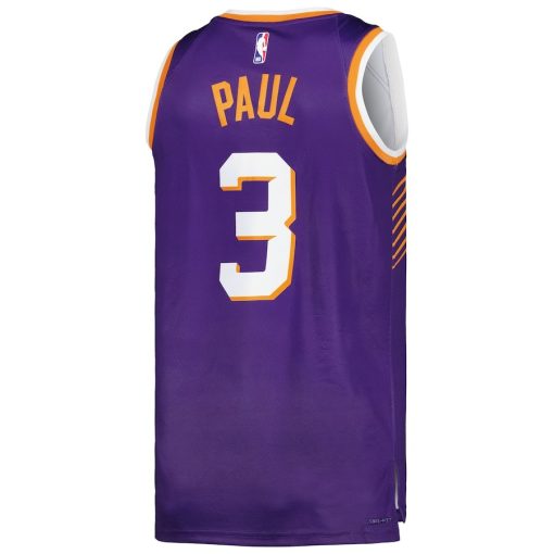 Nike Phoenix Suns #3 Chris Paul Unisex Swingman Jersey - Icon Edition - Purple - Image 2