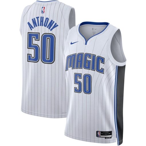 Nike Orlando Magic #50 Cole Anthony Unisex Swingman Jersey - Association Edition - White - Image 3