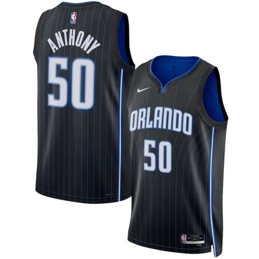 Nike Orlando Magic #50 Cole Anthony Unisex Swingman Jersey - Icon Edition - Black - Image 3
