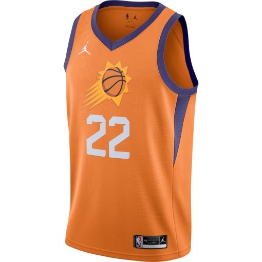 Jordan Phoenix Suns #22 Deandre Ayton 2020/21 Swingman Jersey - Statement Edition - Orange
