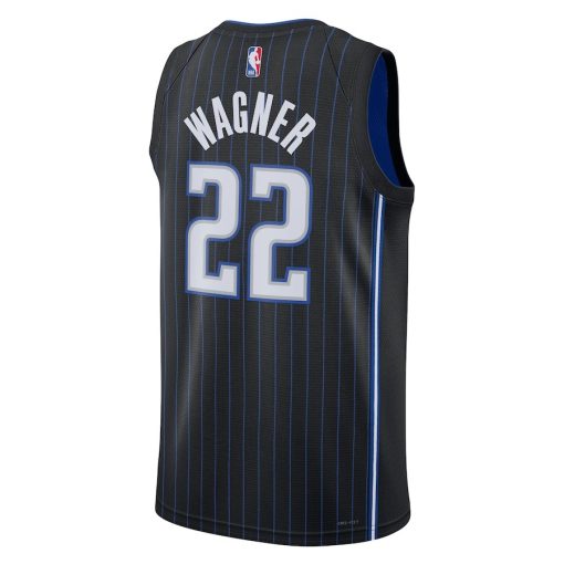 Nike Orlando Magic #22 Franz Wagner Unisex Swingman Jersey - Icon Edition - Black - Image 2