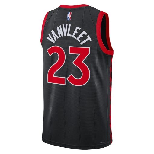 Jordan Toronto Raptors #23 Fred VanVleet Unisex Swingman Jersey - Edition - Black - Image 2