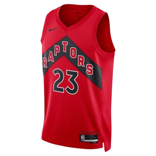 Nike Toronto Raptors #23 Fred VanVleet Nike Unisex Swingman Jersey - Icon Edition - Red