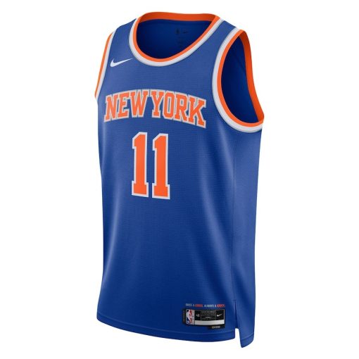 Nike New York Knicks #11 Jalen Brunson Unisex Swingman Jersey - Icon Edition - Blue