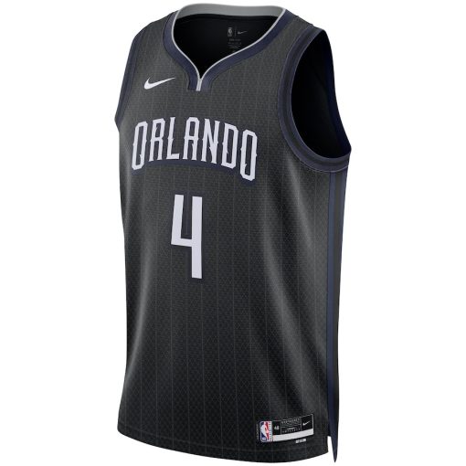 Nike Orlando Magic #4 Jalen Suggs Unisex 2022/23 Swingman Jersey - City Edition - Black