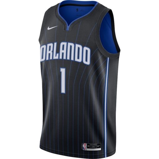 Nike Orlando Magic #1 Jonathan Isaac Swingman Jersey - Black - Icon Edition