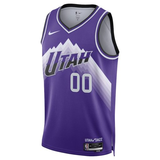 Nike Utah Jazz #00 Jordan Clarkson Unisex 2023/24 Swingman Jersey - Purple - City Edition