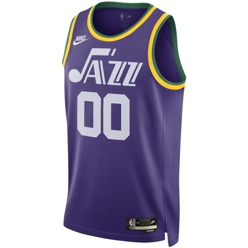 Nike Utah Jazz #00 Jordan Clarkson Unisex Swingman Replica Jersey - Classic Edition - Purple